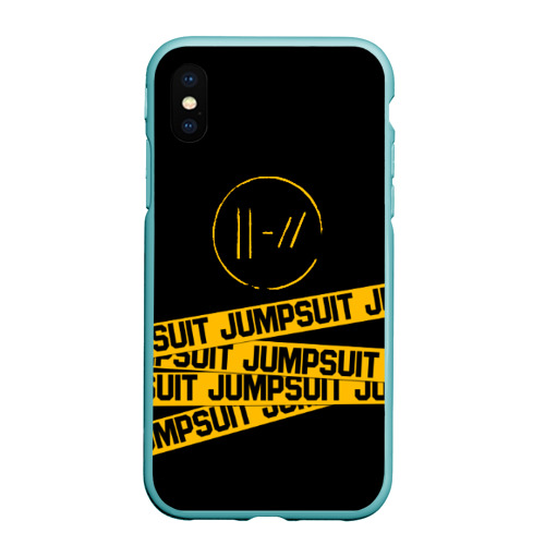 Чехол для iPhone XS Max матовый Twenty One pilots, цвет мятный