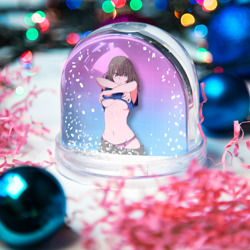 Игрушка Снежный шар Anime girl задирает футболку - фото 2