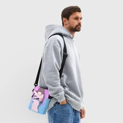 Сумка через плечо 3D Anime girl задирает футболку - фото 2