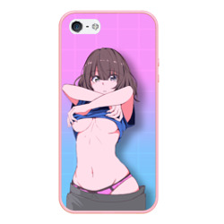 Чехол для iPhone 5/5S матовый Anime girl