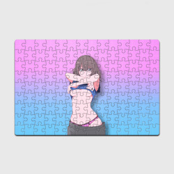 Головоломка Пазл магнитный 126 элементов Anime girl задирает футболку