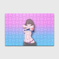 Головоломка Пазл магнитный 126 элементов Anime girl задирает футболку