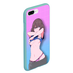 Чехол для iPhone 7Plus/8 Plus матовый Anime girl - фото 2