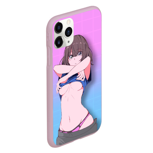 Чехол для iPhone 11 Pro матовый Anime girl - фото 3