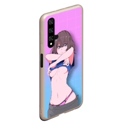 Чехол для Honor 20 Anime girl задирает футболку - фото 2