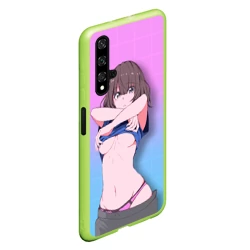 Чехол для Honor 20 Anime girl задирает футболку - фото 2