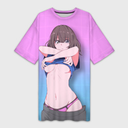 Платье-футболка 3D anime girl