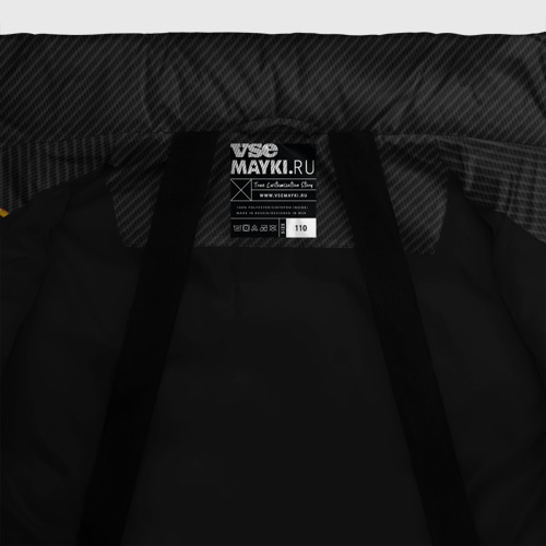Зимняя куртка для девочек 3D PUBG, цвет черный - фото 7
