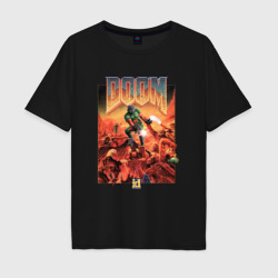 Мужская футболка хлопок Oversize Doom