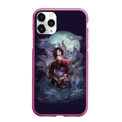 Чехол для iPhone 11 Pro Max матовый Ahri the Nine-Tailed Fox