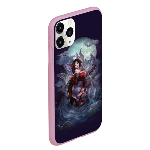 Чехол для iPhone 11 Pro Max матовый Ahri the Nine-Tailed Fox, цвет розовый - фото 3