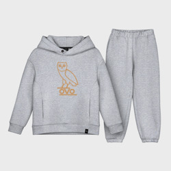 Детский костюм хлопок Oversize OVO owl