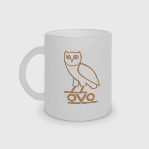 Кружка матовая стеклянная OVO owl