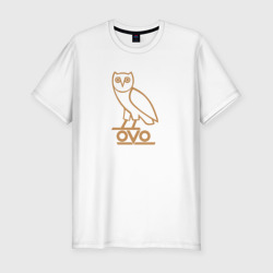 Мужская футболка хлопок Slim OVO owl