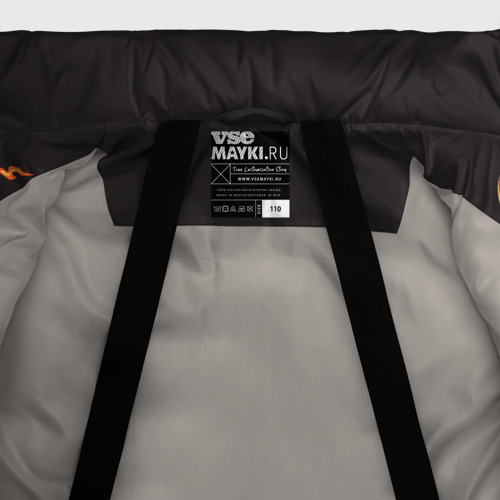 Зимняя куртка для девочек 3D PUBG, цвет светло-серый - фото 7
