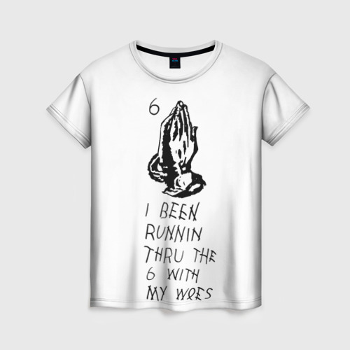 Женская футболка 3D Drake - Know yourself, цвет 3D печать