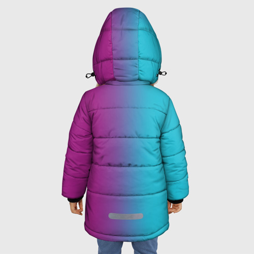Зимняя куртка для девочек 3D Bangtan boys, цвет черный - фото 4