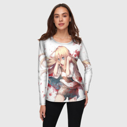 Женский лонгслив 3D Angels of death. Rachel Gardner - фото 2