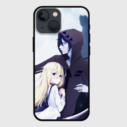 Чехол для iPhone 13 mini Angels of death. Rachel & Isaac