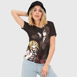 Женская футболка 3D Slim Рейчел и Зак - фото 2