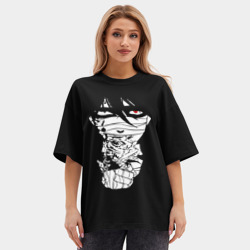 Женская футболка Oversize хлопок premium Зак минимал - фото 2