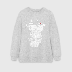 Женский свитшот oversize без начеса хлопок Зак минимал