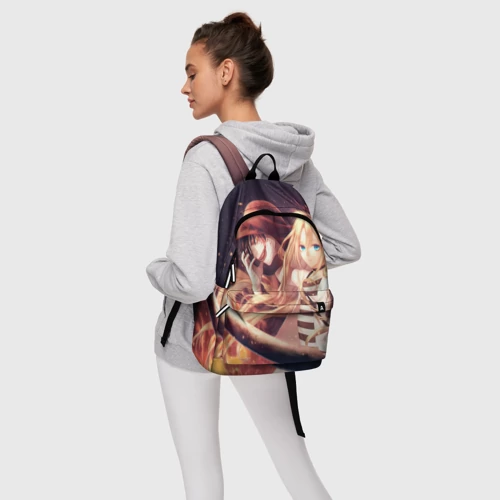 Рюкзак 3D с принтом Satsuriku no Tenshi, фото #4