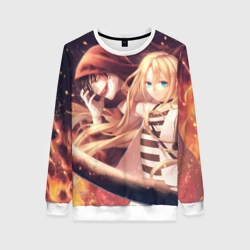 Женский свитшот 3D Satsuriku no Tenshi