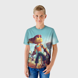 Детская футболка 3D Ratchet and Clank 1 - фото 2