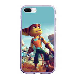 Чехол для iPhone 7Plus/8 Plus матовый Ratchet and Clank 1