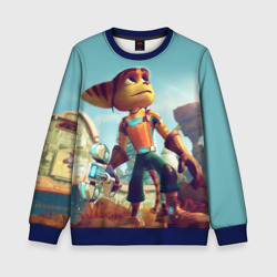 Детский свитшот 3D Ratchet and Clank 1