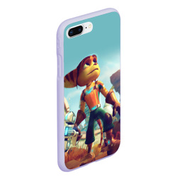 Чехол для iPhone 7Plus/8 Plus матовый Ratchet and Clank 1 - фото 2