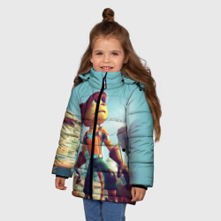 Зимняя куртка для девочек 3D Ratchet and Clank 1 - фото 2