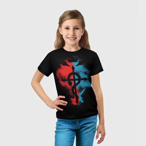 Детская футболка 3D Стальной алхимик 1 - фото 5