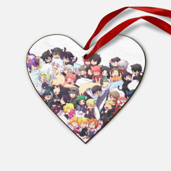Деревянная игрушка Сердце Full Gintama