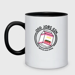 Кружка двухцветная Strawberry Milk Odd Jobs Gin