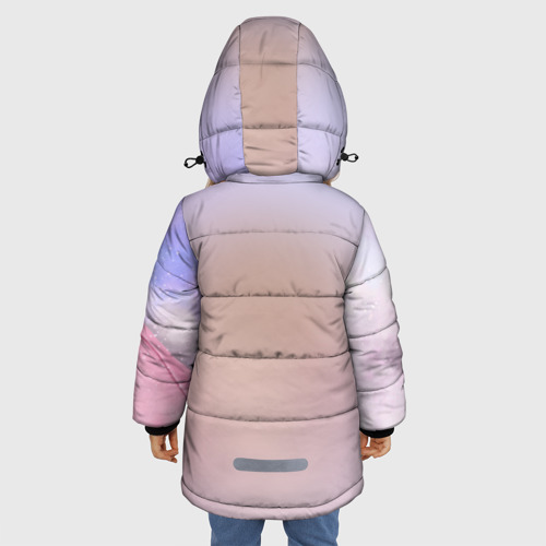 Зимняя куртка для девочек 3D BTS, цвет красный - фото 4