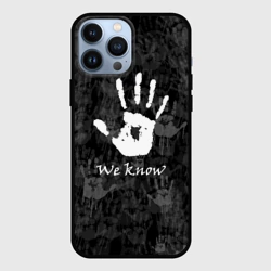 Чехол для iPhone 13 Pro Max We know Мы знаем TES