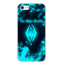 Чехол для iPhone 5/5S матовый The Elder Scrolls skyrim TES 5