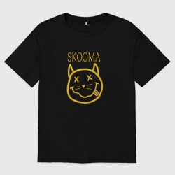 Женская футболка хлопок Oversize The Elder Scrolls scooma скума skyrim