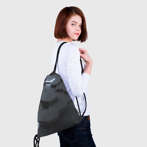 Рюкзак-мешок 3D Нано соты - фото 5