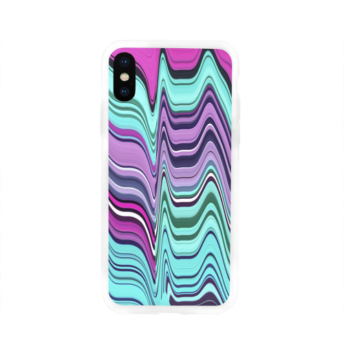 Чехол для Apple iPhone X силиконовый глянцевый Melted letter Фото 01 Чехол для Apple iPhone X силиконовый глянцевый Melted letter Фото 01