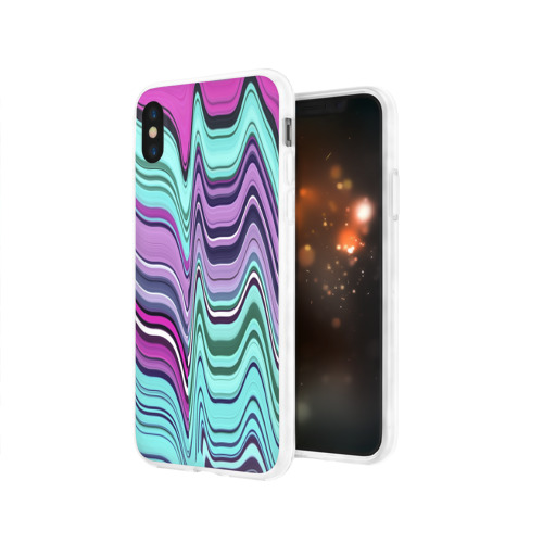 Чехол для Apple iPhone X силиконовый глянцевый Melted letter Фото 01 Чехол для Apple iPhone X силиконовый глянцевый Melted letter Фото 01