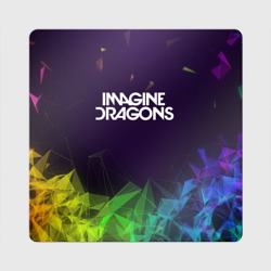 Магнит виниловый Квадрат Imagine dragons