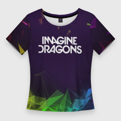 Женская футболка 3D Slim Imagine dragons
