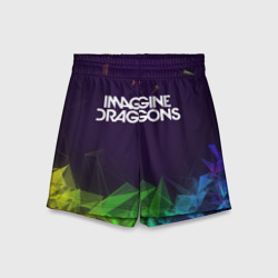Детские спортивные шорты 3D Imagine dragons