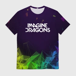 Мужская футболка 3D Imagine dragons