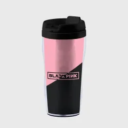 Термокружка-непроливайка Black Pink