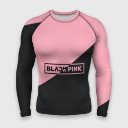 Мужской рашгард 3D Black Pink