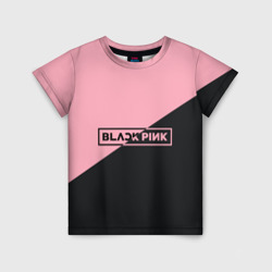 Детская футболка 3D Black Pink